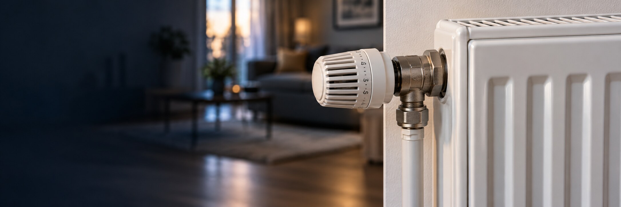 Réglage d’un robinet de radiateur